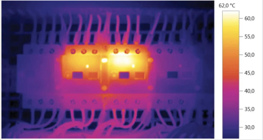 thermography hot spot chart